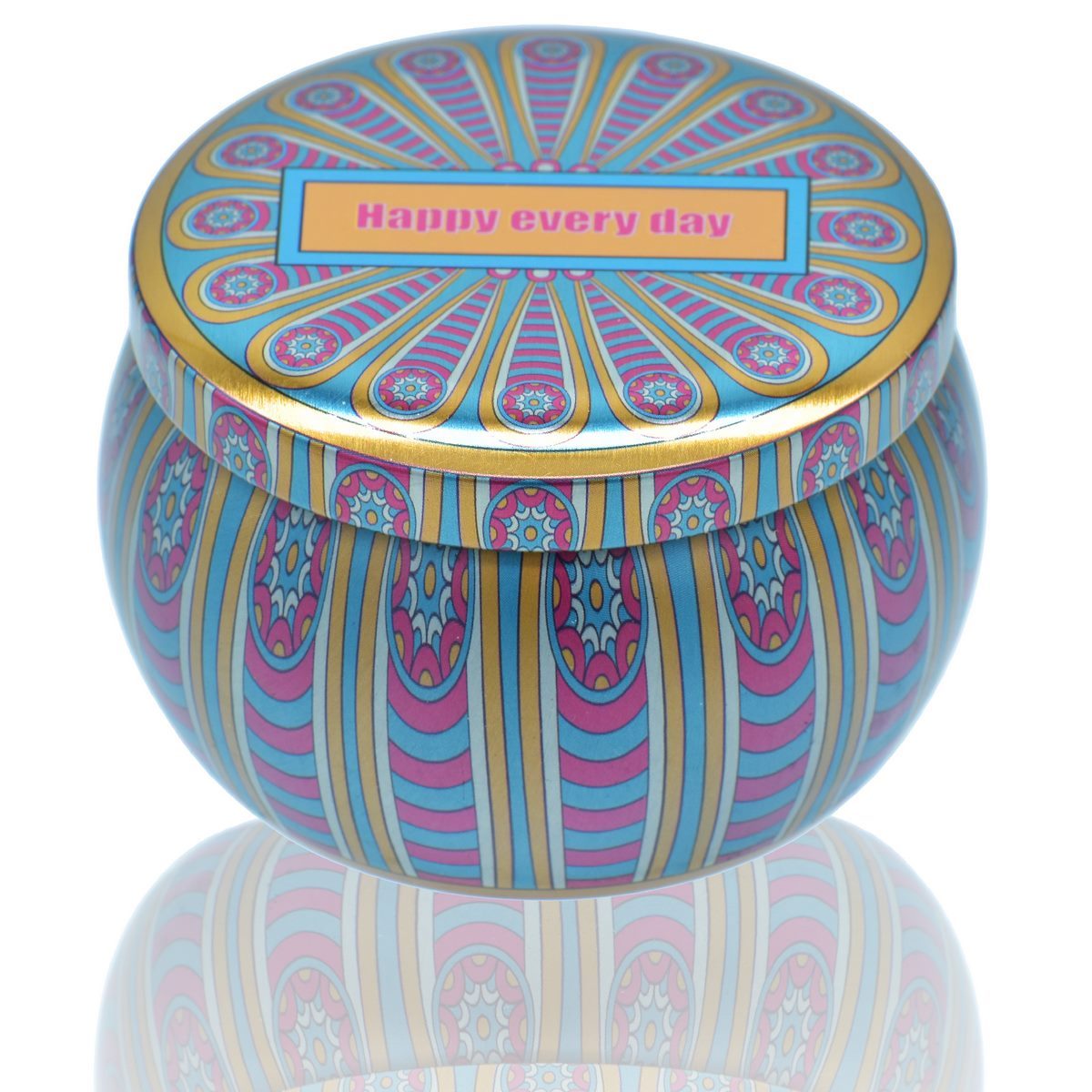 Gift To Love | Metal Tinbox Round | Size : Small | Code : TD-002