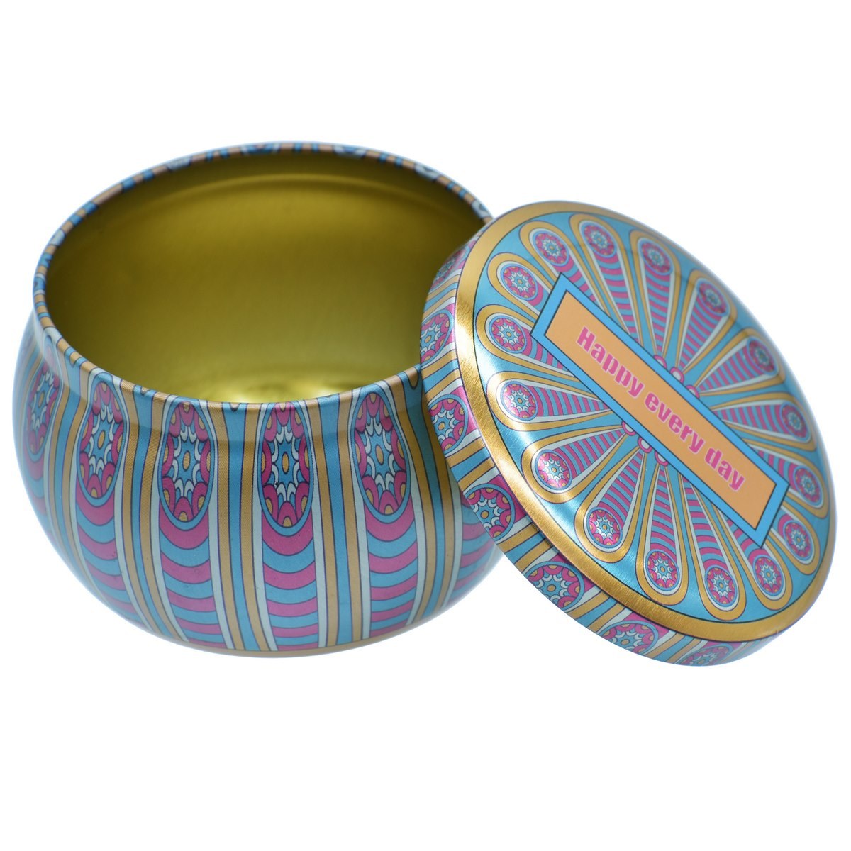 Gift To Love | Metal Tinbox Round | Size : Small | Code : TD-002