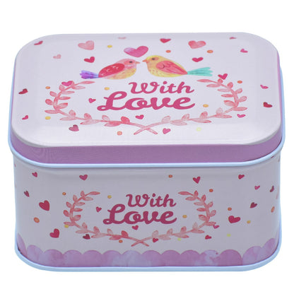 Gift To Love | Metal Tinbox Rectangle Medium | Code : TD-004