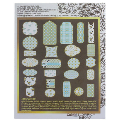 Gift To Love | Die Cut & Tags Its A Kids | Pcs : 25 Pieces | Code : TDC100