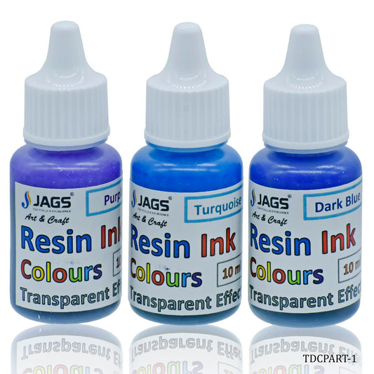 Gift To Love | Resin Ink Colours | Size : Transparent Effect | Pcs : Set Of 3 Pcs | Code : TDCPART-1