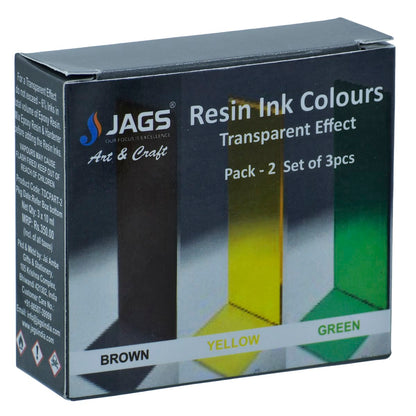 Gift To Love | Resin Ink Colours | Size : Transparent Effect | Pcs : Set Of 3 Pcs | Code : TDCPART-2