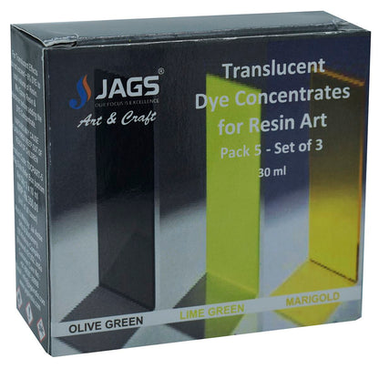 Gift To Love | Resin Ink Colours | Size : Transparent Effect | Pcs : Set Of 3 Pcs | Code : TDCPART-5