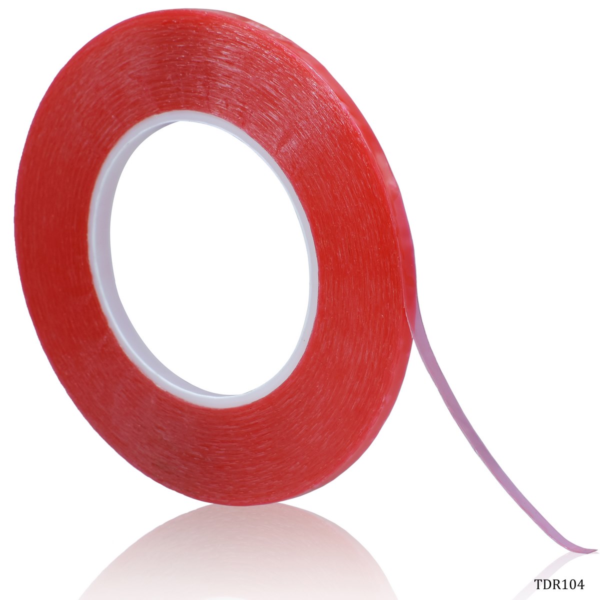 Gift To Love | Tape Double Sided | Color : Red | Size : 50 Mtr X 4 Mm | Code : TDR104