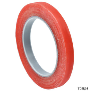 Gift To Love | Tape Double Sided | Color : Red | Size : 5 Mtr X 6 Mm | Code : TDSR03