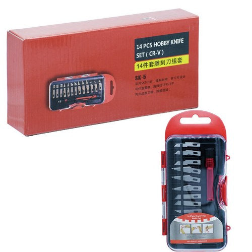 Gift To Love | Hobby Knife 14Pcs Carving Set High Quality | Code : TH1003