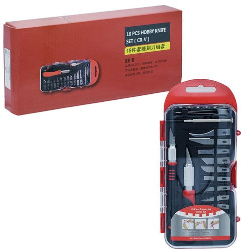 Gift To Love | Hobby Knife 18Pcs Carving Set High Quality | Code : TH1007