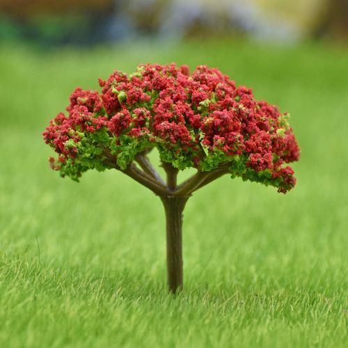 Gift To Love | Artificial Miniature Green & Red Tree 1pc | Code : TL-40GRD