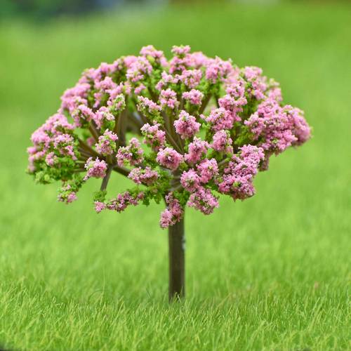Gift To Love | Artificial Miniature Green & Baby Pink Tree 1pc | Code : TL-60GBPK