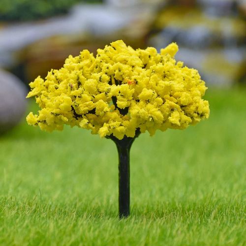 Gift To Love | Artificial Miniature Yellow & Green Tree 1pc | Code : TL-60YW