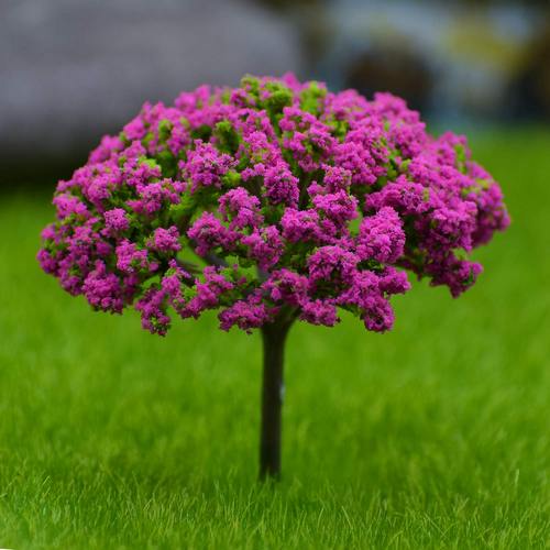Gift To Love | Artificial Miniature Green & Pink Tree 1pc | Code : TL-75GBP