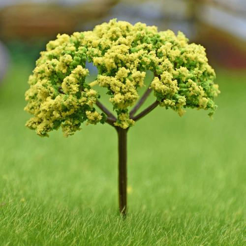 Gift To Love | Artificial Miniature Green & Yellow Tree 1pc | Code : TL-75GYW