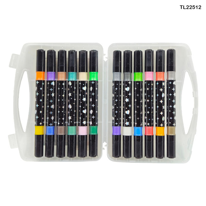 Tl22512 Glitter Dual Tip Markers