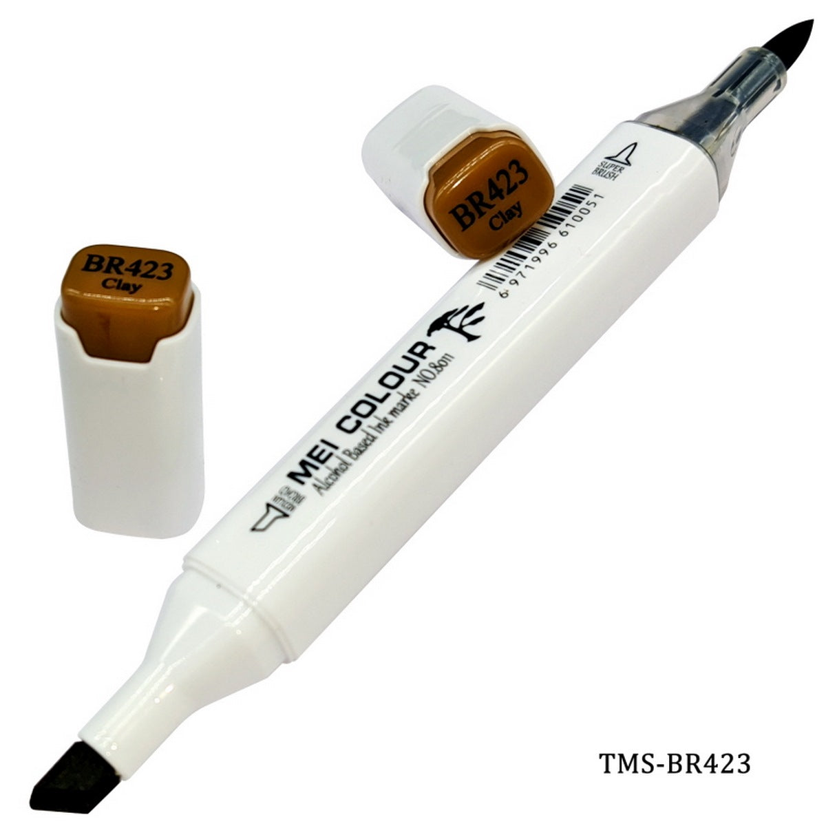 Gift To Love | Touch Marker Soft 2 In 1 Pen | Color : Clay | Code : TMS-BR423