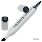 Gift To Love | Touch Marker Soft 2 In 1 Pen | Color : Green Grey | Code : TMS-GG9