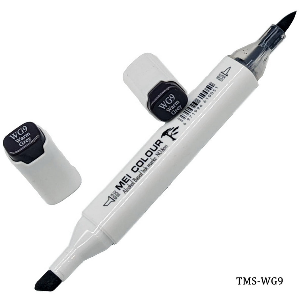 Gift To Love | Touch Marker Soft 2 In 1 Pen | Color : Warm Grey | Code : TMS-WG9