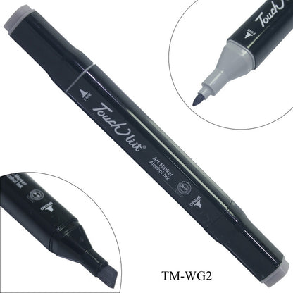 Gift To Love | Touch Marker 2In1 Pen | Color : Warm Grey | Code : TMWG2