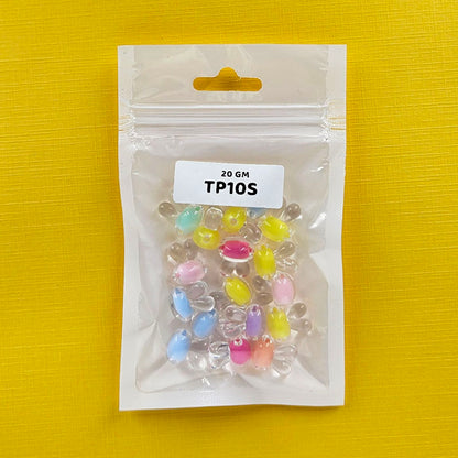 Gift To Love | Craft Beads Plastic | Pcs : 20 Gm | Code : TP10S