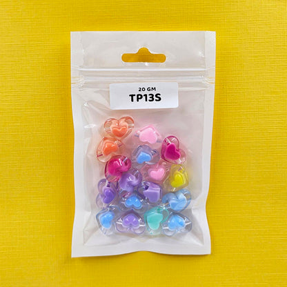 Gift To Love | Craft Beads Plastic | Pcs : 20 Gm | Code : TP13S