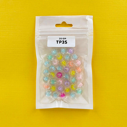 Gift To Love | Craft Beads Plastic | Pcs : 20 Gm | Code : TP3S