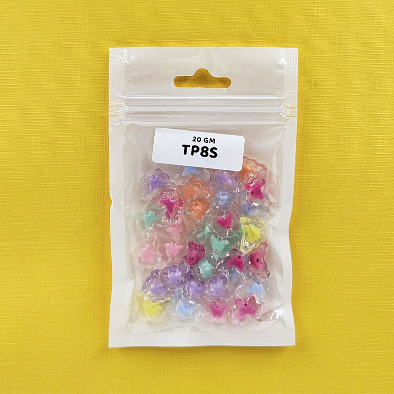 Gift To Love | Craft Beads Plastic | Pcs : 20 Gm | Code : TP8S