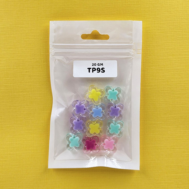 Gift To Love | Craft Beads Plastic | Pcs : 20 Gm | Code : TP9S