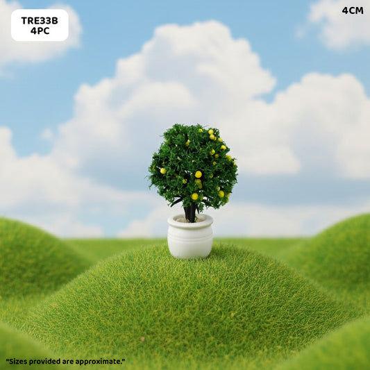 Gift To Love | Tree Miniature | Size : 4 Cm | Pcs : 4 Pcs | Code : TRE33B