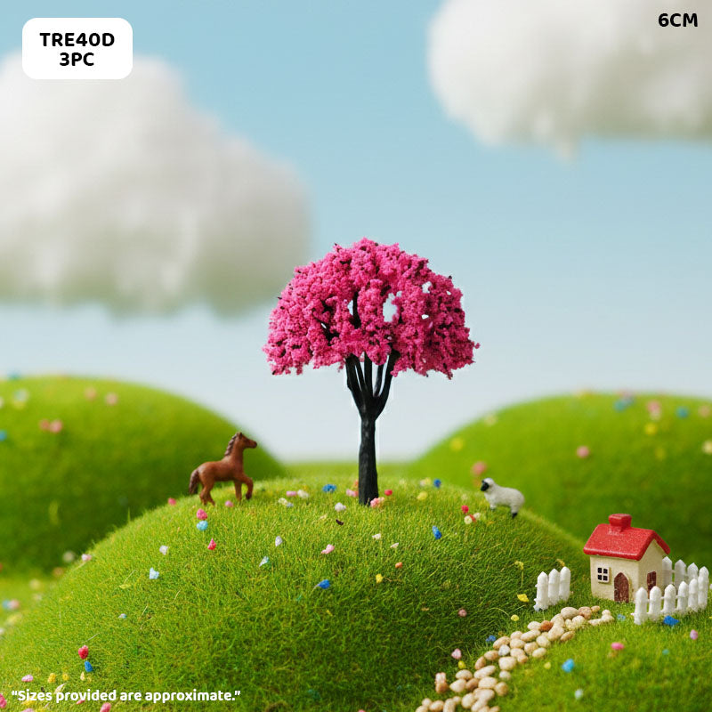 Gift To Love | Tree Miniature | Size : 6 Cm | Pcs : 3 Pcs | Code : TRE40D
