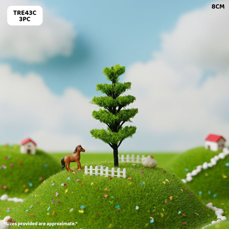 Gift To Love | Tree Miniature | Size : 8 Cm | Pcs : 3 Pcs | Code : TRE43C