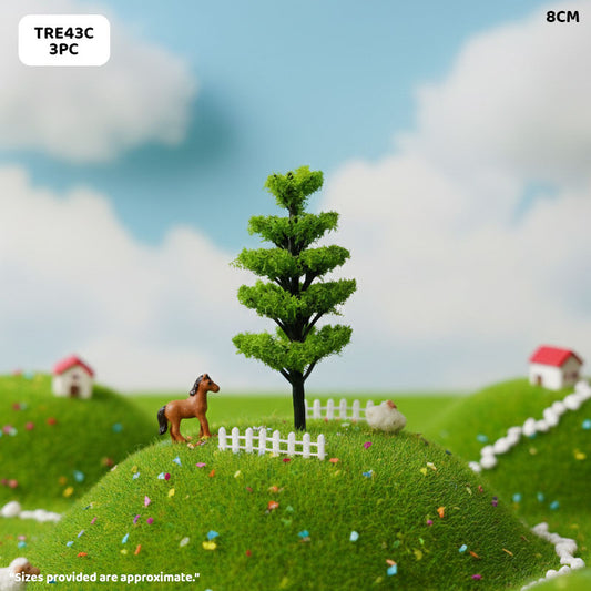 Gift To Love | Tree Miniature | Size : 8 Cm | Pcs : 3 Pcs | Code : TRE43C