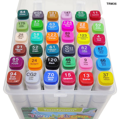 Gift To Love | Touch Room Marker Set | Pcs : 36 Color Box | Code : TRM36