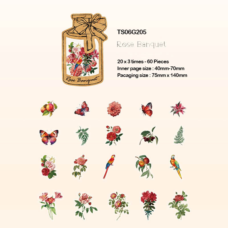 Gift To Love | Sugar Poetry Pet Sticker Pack | Pcs : 60 Pcs | Code : TS06G205