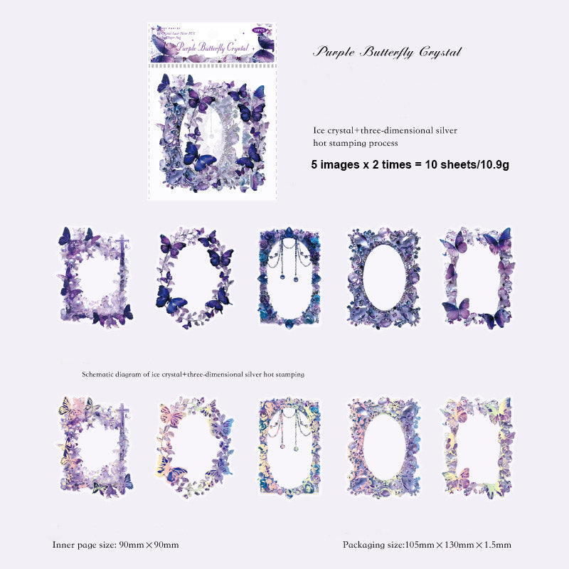 Gift To Love | Crystal Museum Series Deco Sticker | Pcs : 10 Pcs | Code : TS06H181