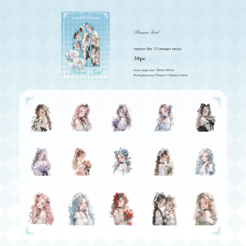 Gift To Love | Princess Series Fantasy Sticker | Pcs : 30 Pc | Code : TS06H194