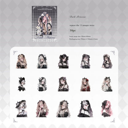 Gift To Love | Princess Series Fantasy Sticker | Pcs : 30 Pc | Code : TS06H197