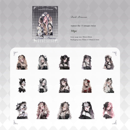 Gift To Love | Princess Series Fantasy Sticker | Pcs : 30 Pc | Code : TS06H197