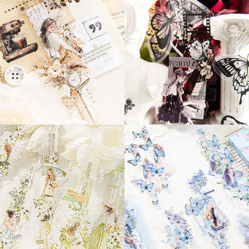 Gift To Love | Romantic Series Long Sticker | Pcs : 10 Sheet | Code : TS06H210