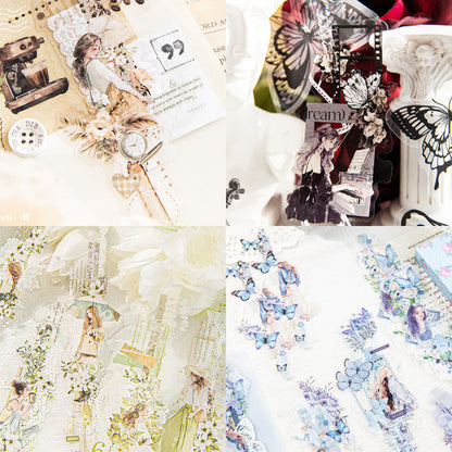 Gift To Love | Romantic Series Long Sticker | Pcs : 10 Sheet | Code : TS06H210