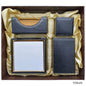 Gift To Love | Table Stationery Set Leatherite | Color : Black | Pcs : Set Of 4 Pcs | Code : TSSL04