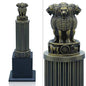 Gift To Love | Desktop Metal Ashoka Pillar 28CM Mahendi | Code : TT1194M