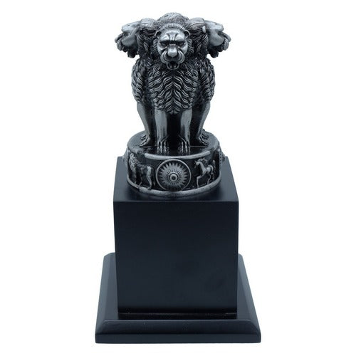 Gift To Love | Desktop Metal Ashoka Pillar Black | Code : TT1195B