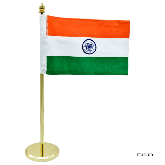 Gift To Love | Table  Flag Long | Color : Golden | Size : 11 Inch | Code : TT431GD