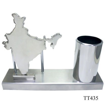 Gift To Love | Table  India Map With Pen Stand | Code : TT435
