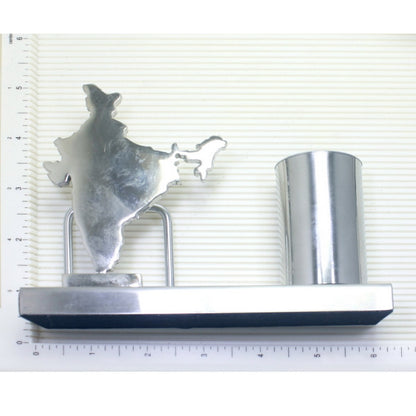 Gift To Love | Table  India Map With Pen Stand | Code : TT435