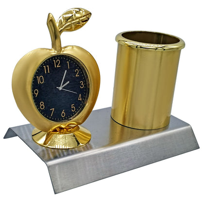 Gift To Love | Table  Pen Stand With Apple Watch | Color : Gold | Code : TT526