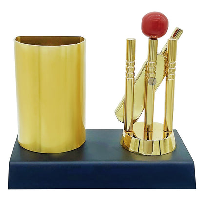 Gift To Love | Table  Cricket Tophi With Pen Stand Clock | Code : TT581