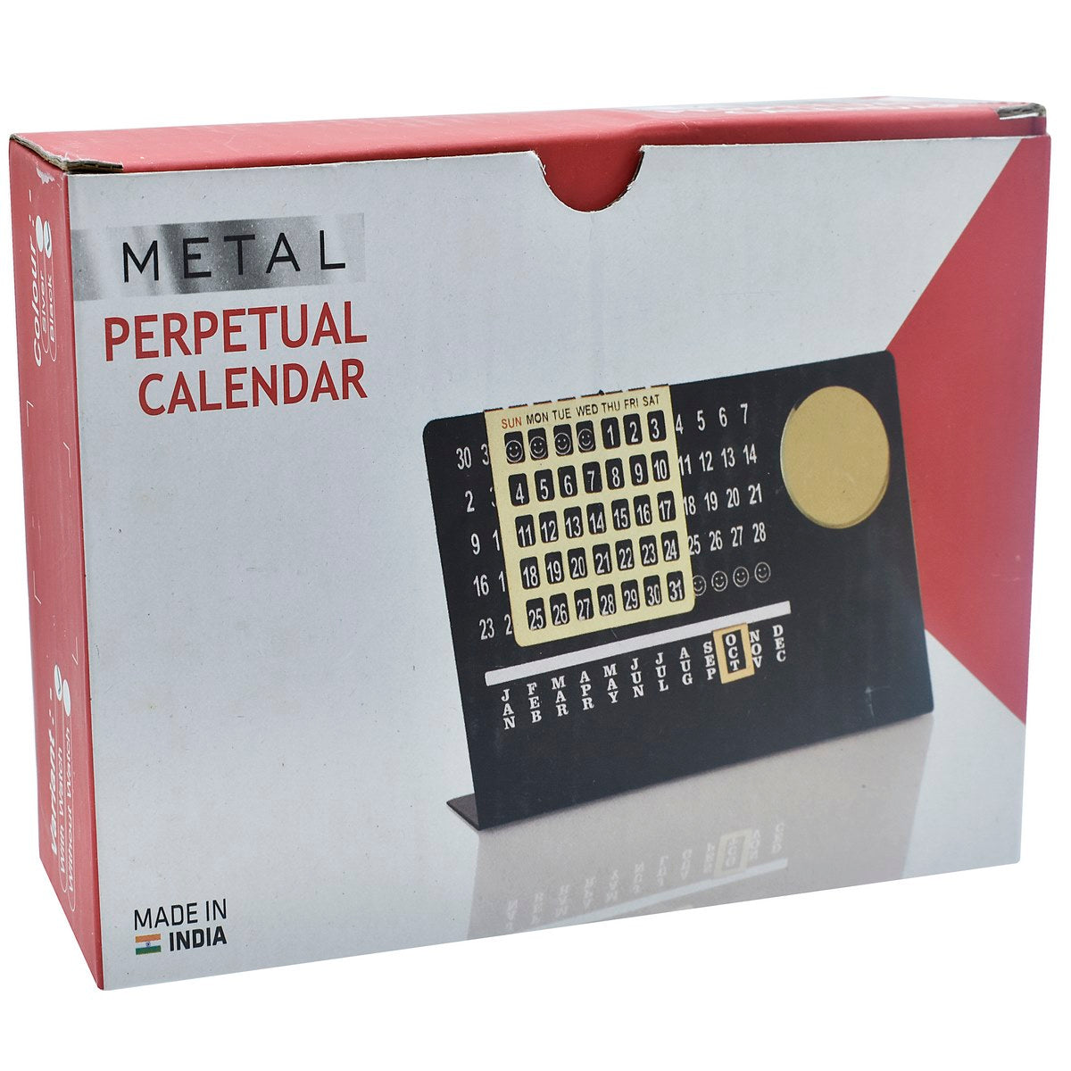 Gift To Love | Life Time Calendar With Month Clock | Color : Black | Code : TT615BK