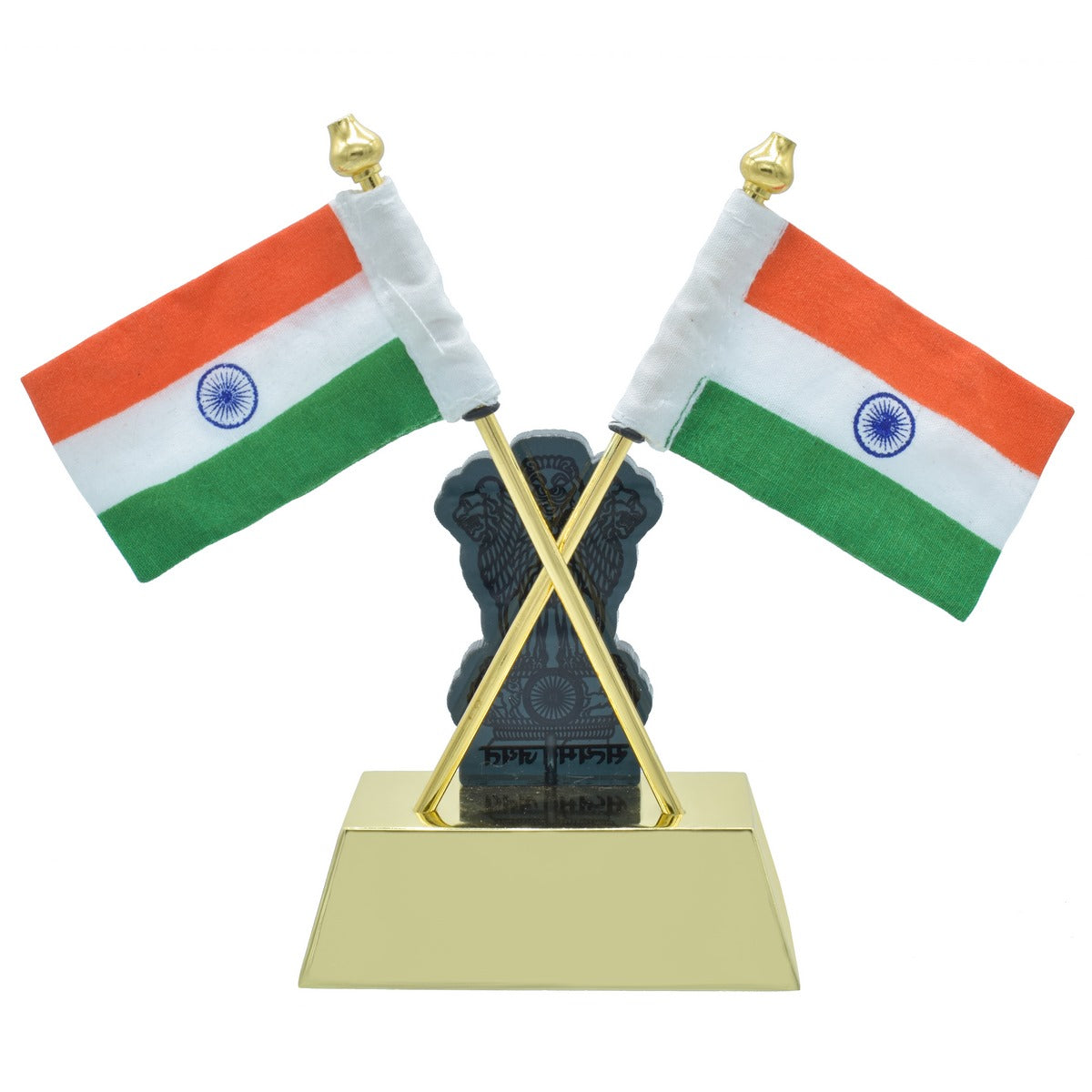 Gift To Love | Table  Cross Flag With Big Symbol | Color : Golden | Code : TT655GD