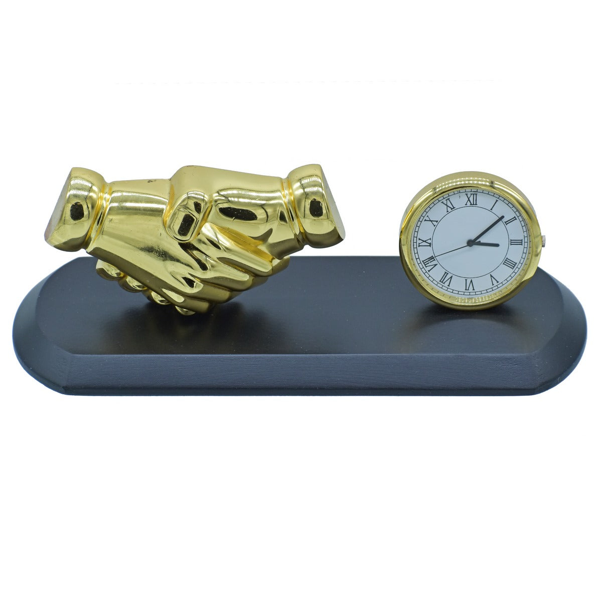 Gift To Love | Desktop Hand Shake With Watch | Color : Gold | Code : TT661GD