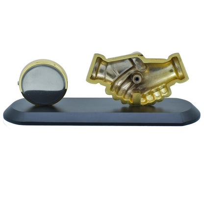 Gift To Love | Desktop Hand Shake With Watch | Color : Gold | Code : TT661GD
